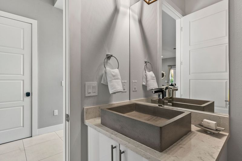 Downstairs half-bathroom