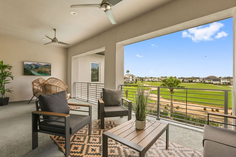 Enjoy beautiful views off the second floor balcony