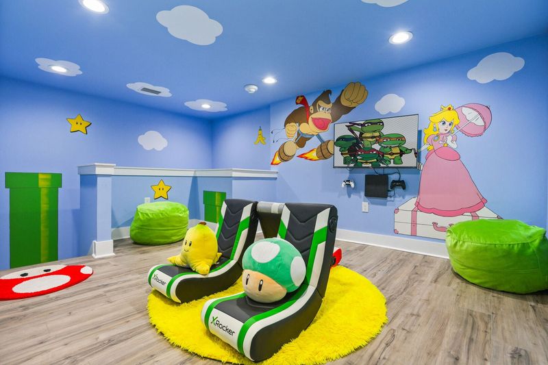 A bold and colorful space for nonstop fun.