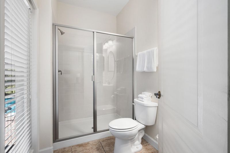 Bathroom 6 Downstairs by the Pool Shower