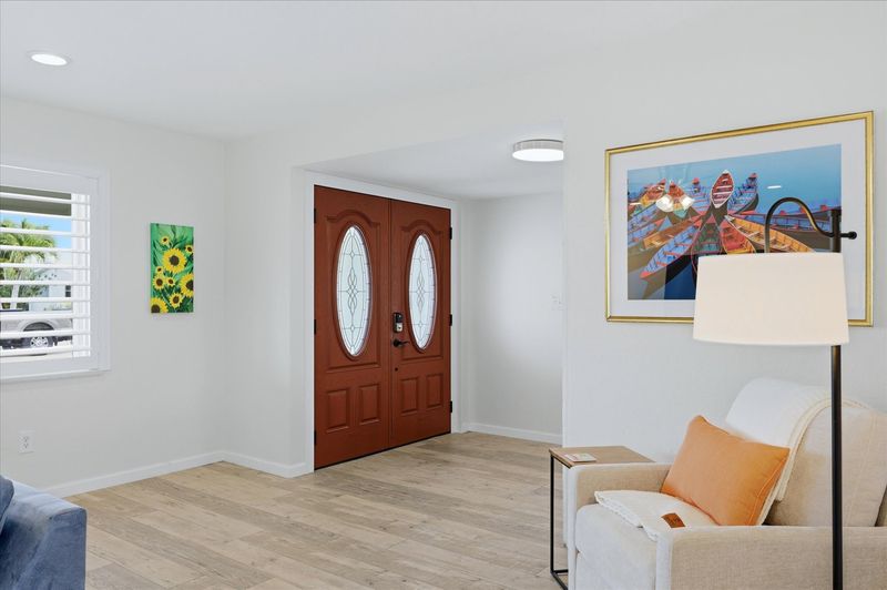 Welcoming foyer