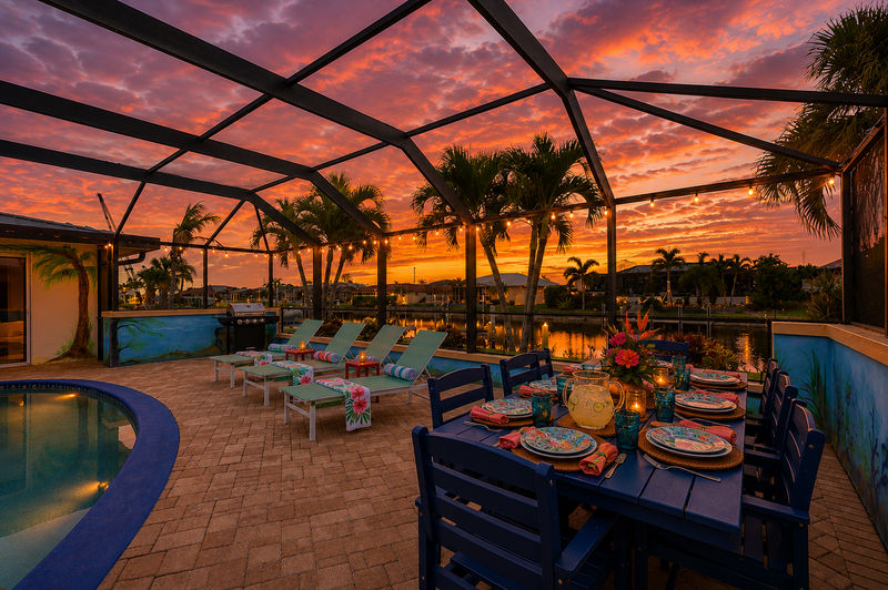 Huge outdoor living space