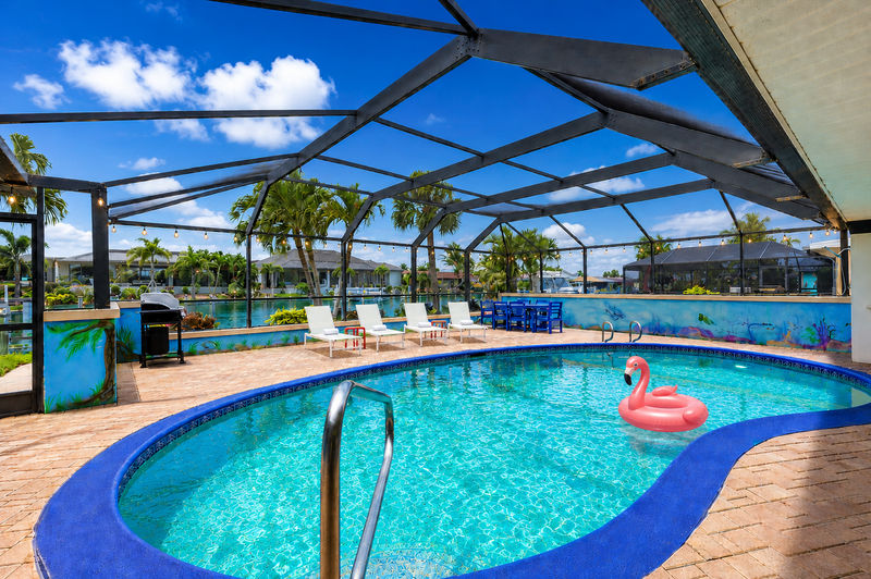 Beautiful 3 bedroom, 3 bathroom waterfront home with private pool in Punta Gorda, FL