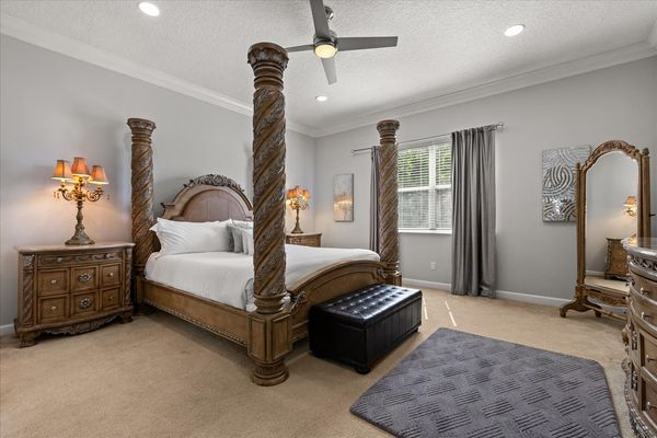 Unwind in this elegant bedroom retreat designed for comfort and relaxation