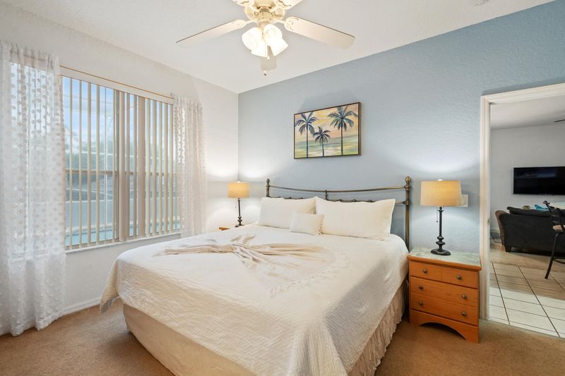 Master King Bedroom 1 Attached Bathroom 42" Smart TV