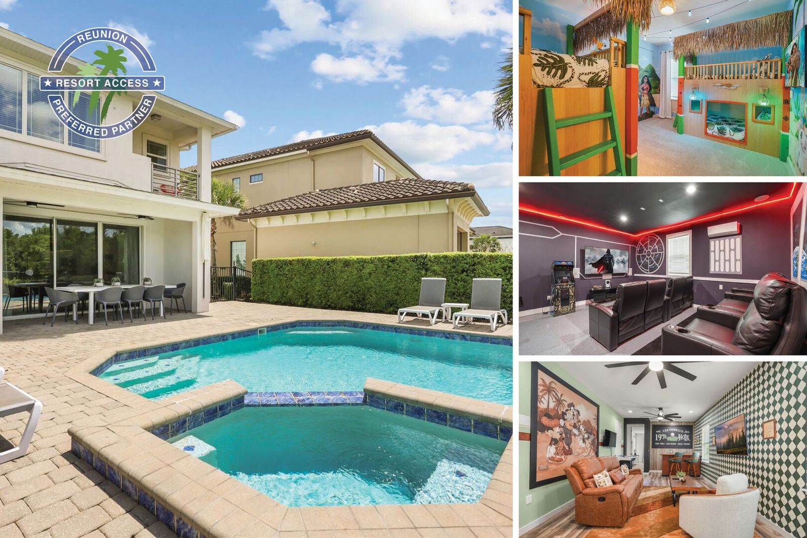 Welcome to Enchanted Escape Villa, a 6-bedroom villa located in Reunion Resort | Photos updated: July 2026!