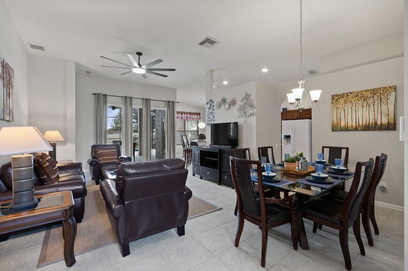 Living / Dining 50" TV