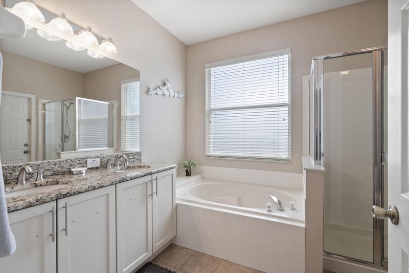 Master King Bathroom 1 Tub and Shower