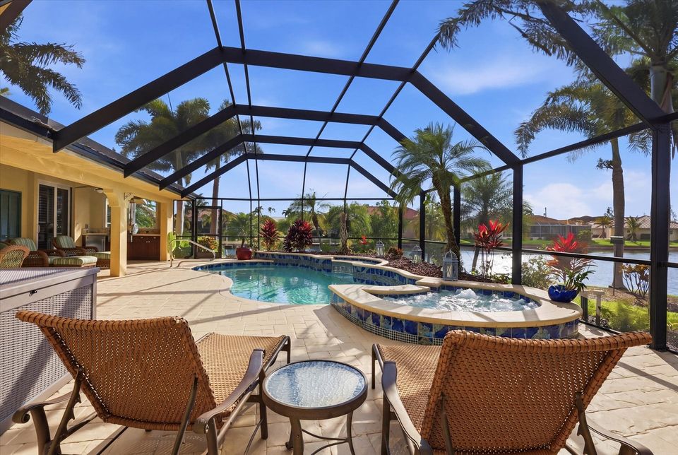 Beautiful 3 bedroom, 2 bathroom waterfront home with private pool & spa in Punta Gorda, FL
