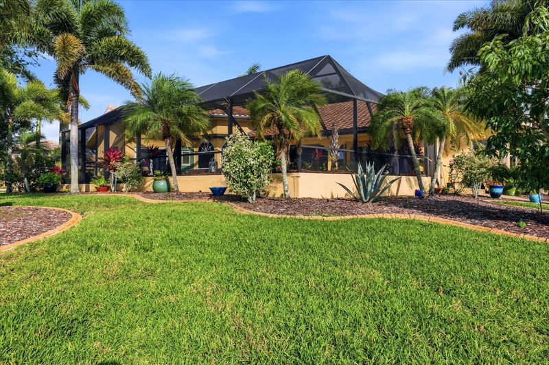 Large backyard