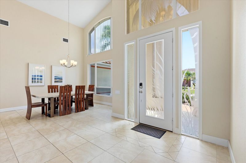 Welcoming foyer
