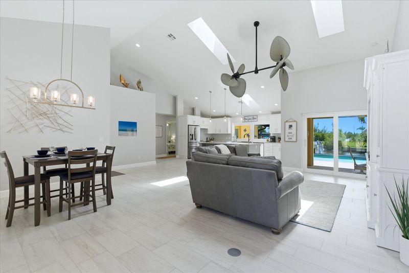 Bright, open living area