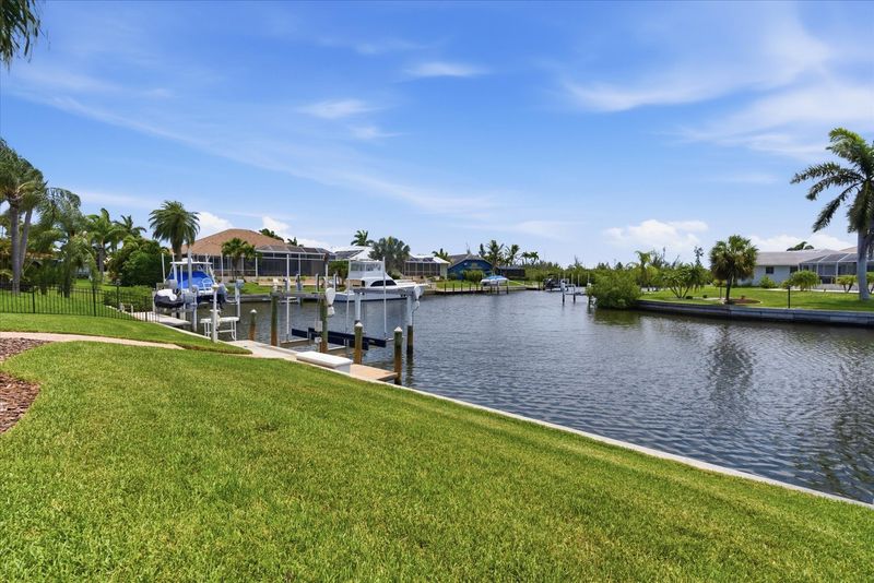 Dock size 7' x 30' with electricity, water, and a fish cleaning station