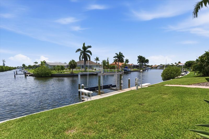 Dock size 7' x 30' with electricity, water, and a fish cleaning station