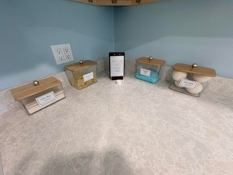 Laundry room with full-size washer & dryer