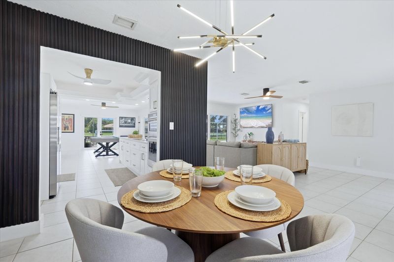 Bright, open living space