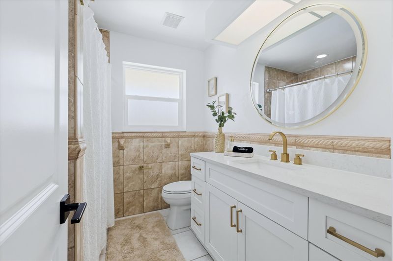 Primary attached bathroom