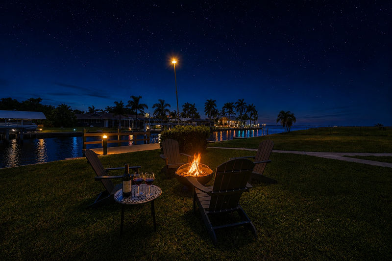 Fire pit area