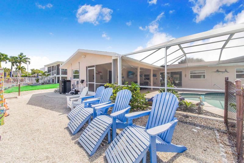 Two large docks. Docks include BBQ grill and fish cleaning station. Dock 1: 22' x 6'. Dock 2: 47' x 4' (boat lift not for use)