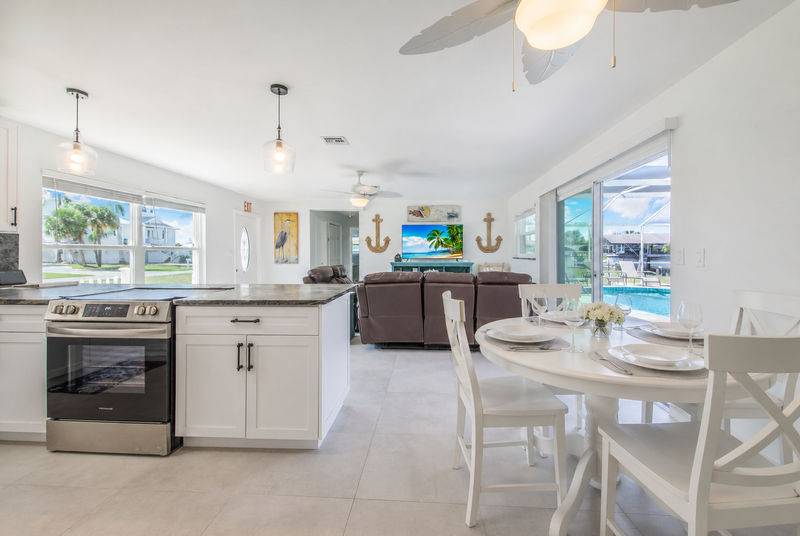 Bright, open living space