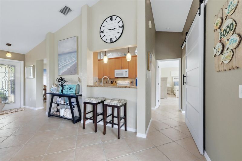 Welcoming foyer