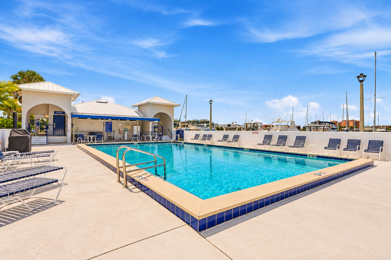 Heated community pool