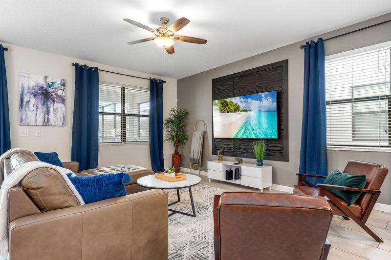 Living Room 75" Smart TV