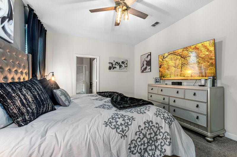 Master King Bedroom 1 Downstairs Attached Bathroom
65" Smart TV