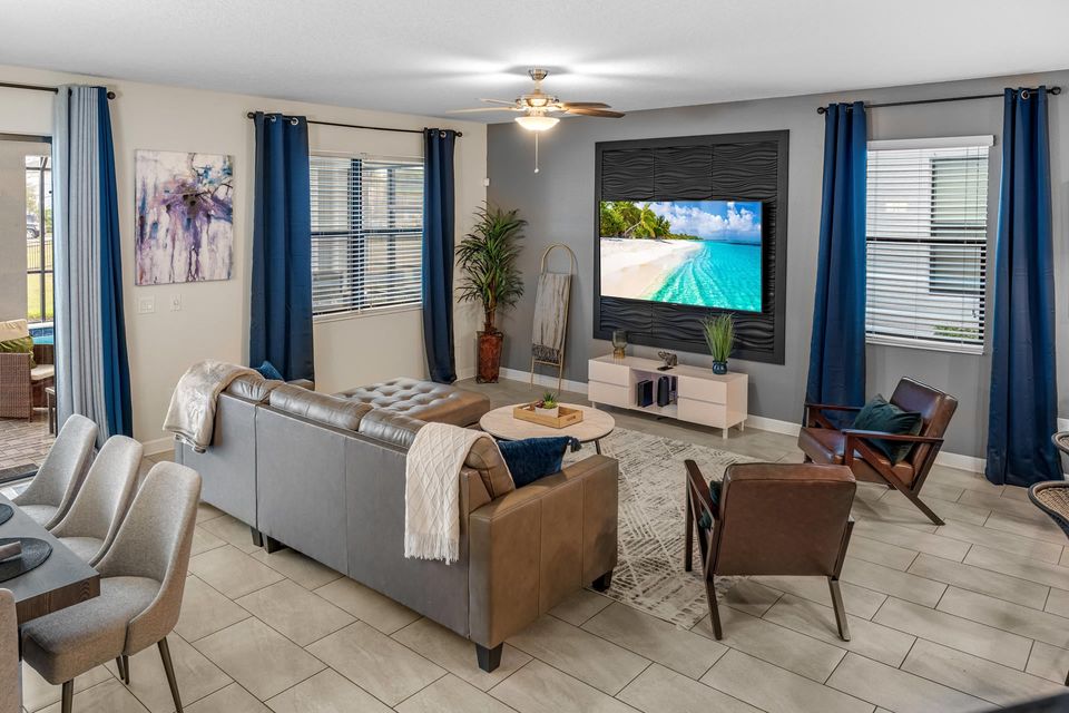 Living Room 75" Smart TV