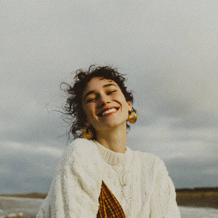 Young woman smiling at the camera