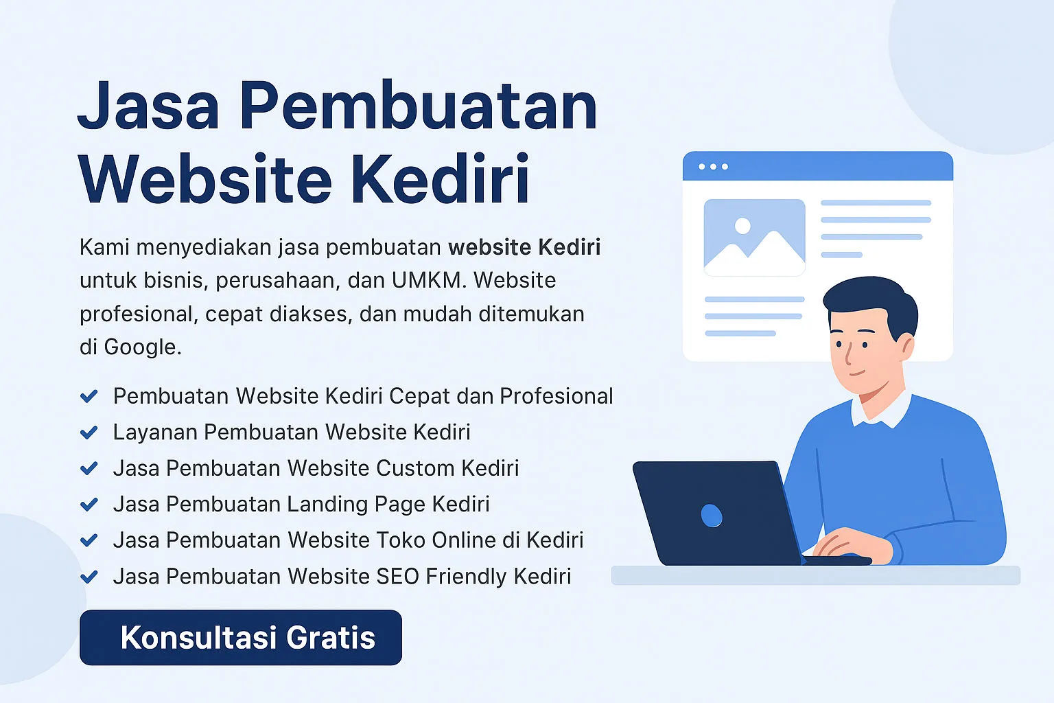 Jasa Pembuatan Website Kediri Profesional – trioagus.id