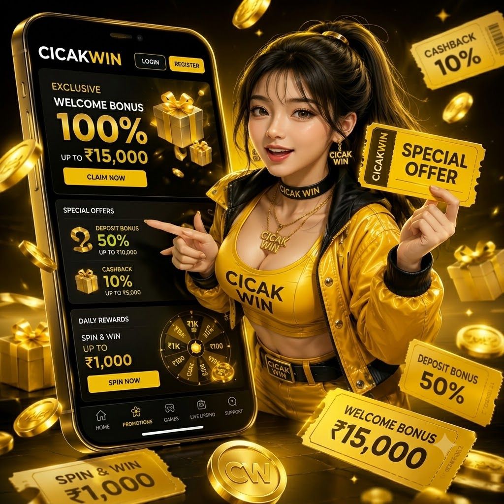 Thumbnail 1 of 3, Poster, CICAKWIN: Special Offer Promo Welcome Bonus Daftar Melalui Link Login Ini designed and sold by CICAKWIN.
