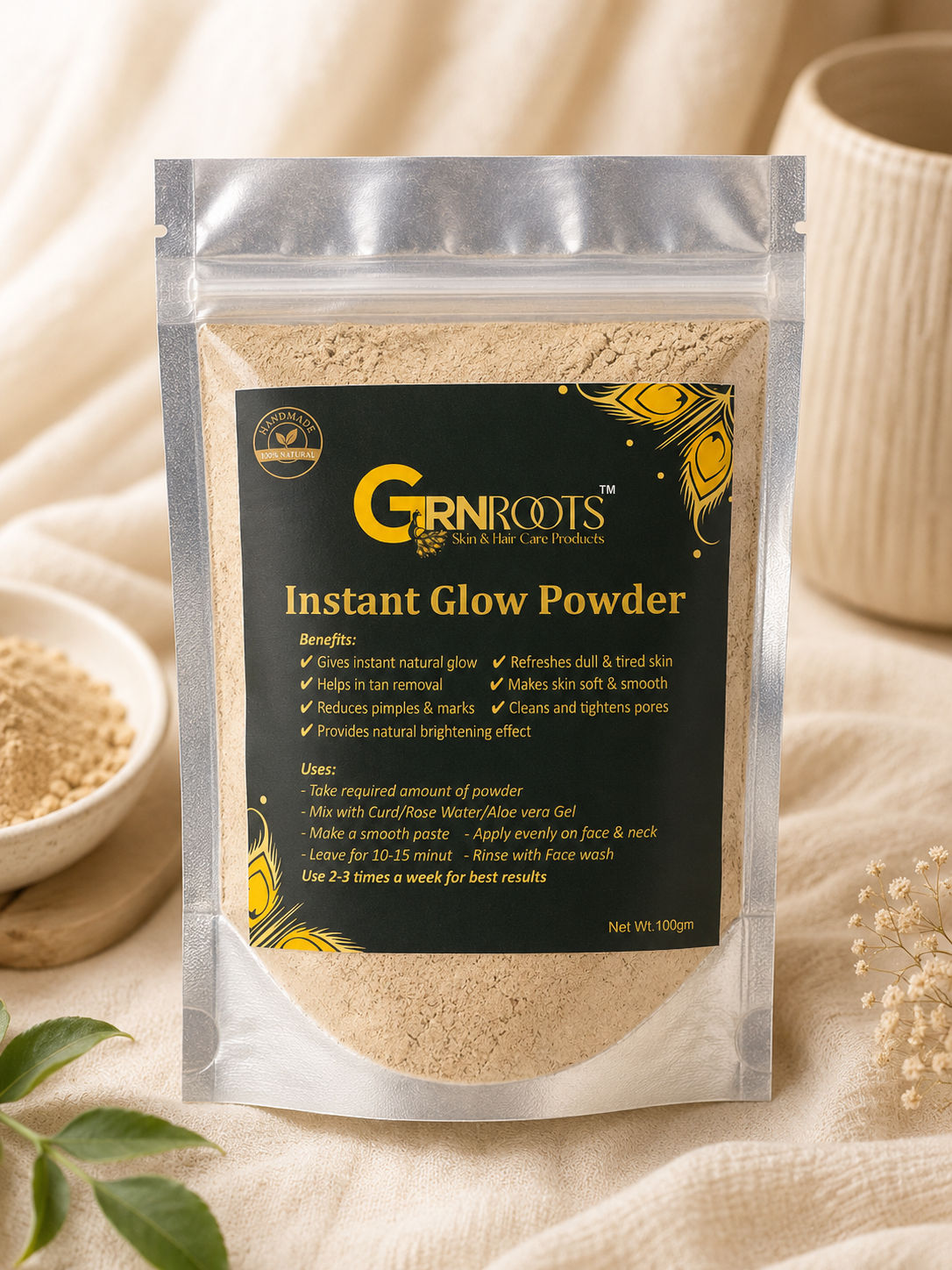 Instant Glow Pack – Powder Face Pack