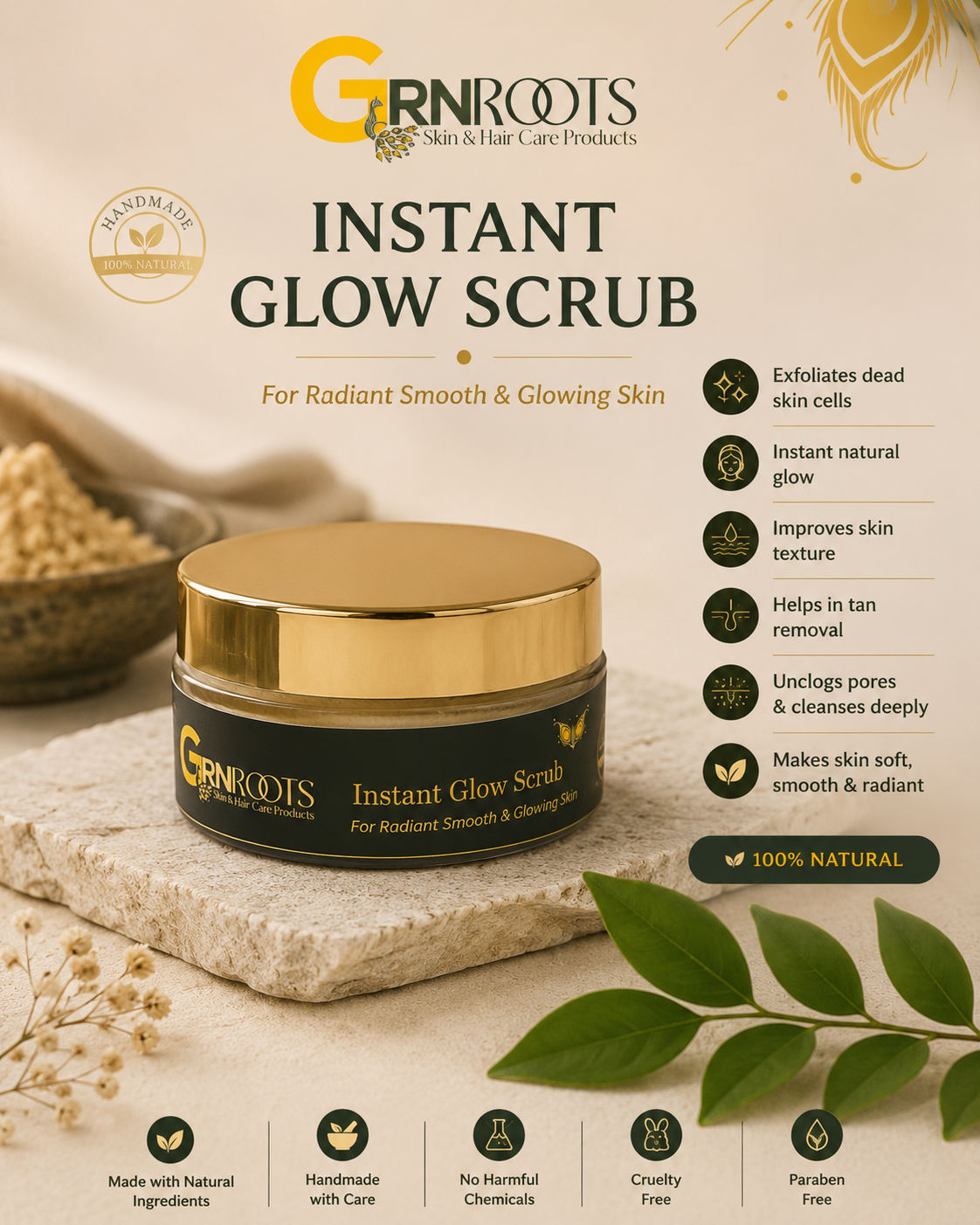 Instant Glow Scrub – Face & Body Scrub
