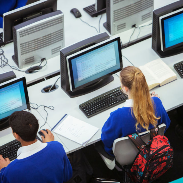 School children working on computers - Safeguarding the Safeguards