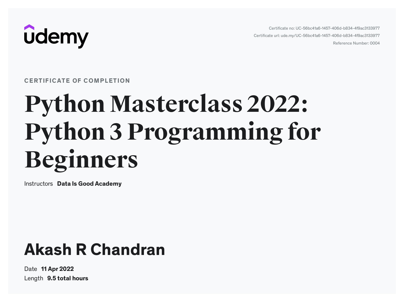 Python Masterclass 2022: ...