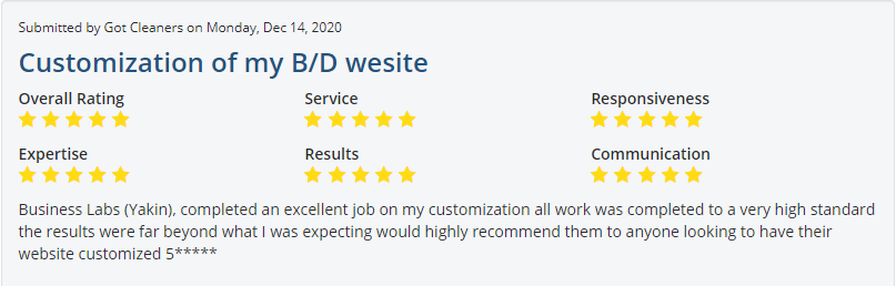 Image for Client Review eleven