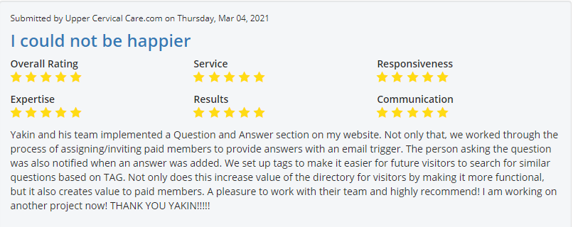 Image for Client Review eight