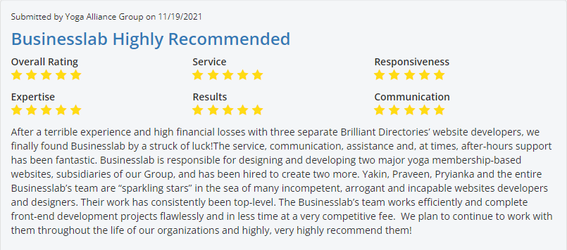 Image for Client Review one