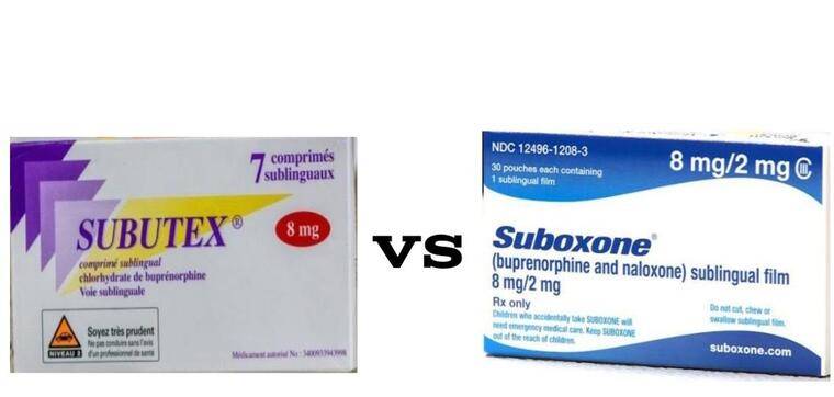 What Is the Difference Between Suboxone and Subutex?