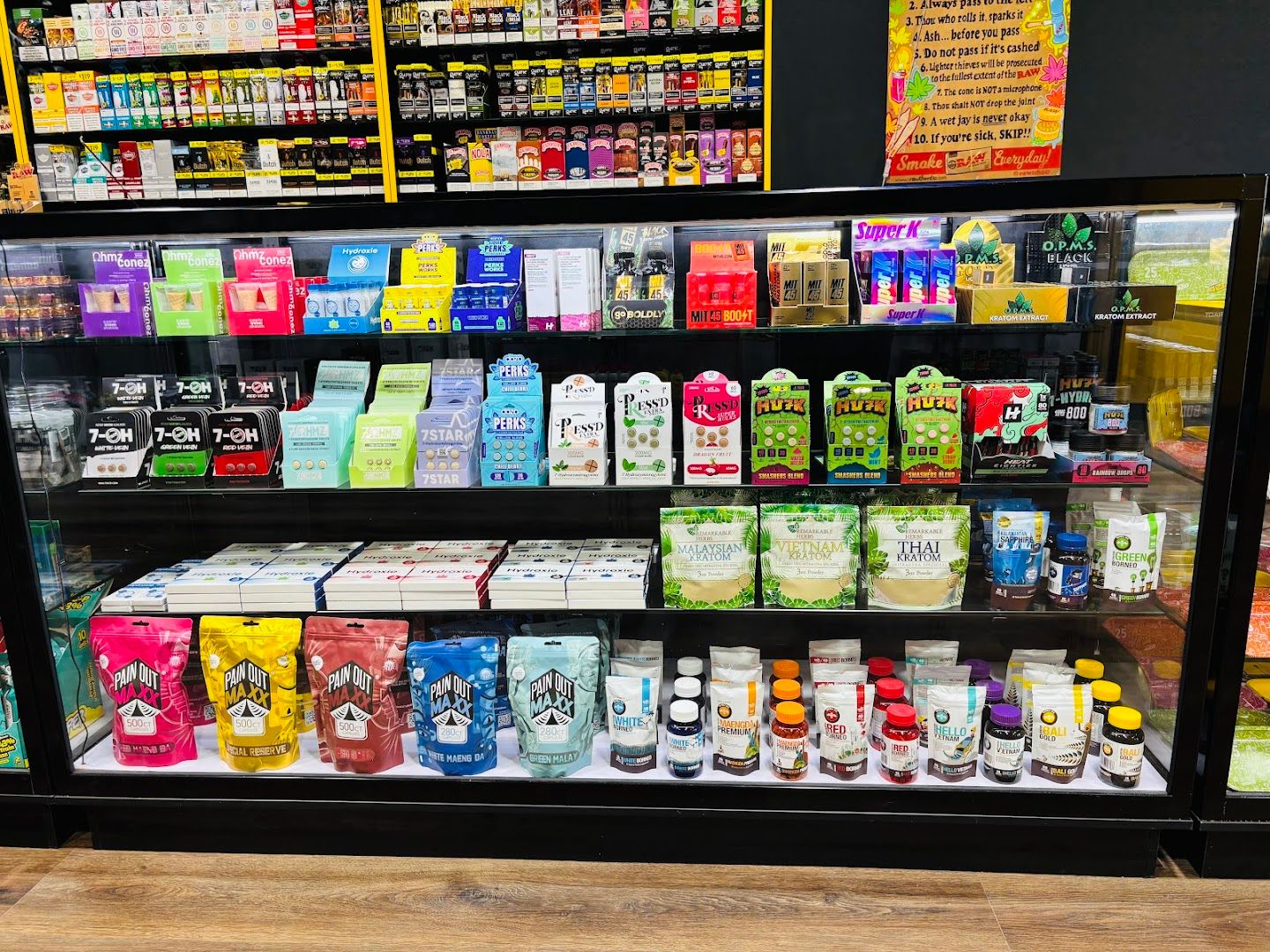 ONE TOKE SMOKE SHOP . VAPE SHOP . CIGAR HUMIDOR . CYPRESS