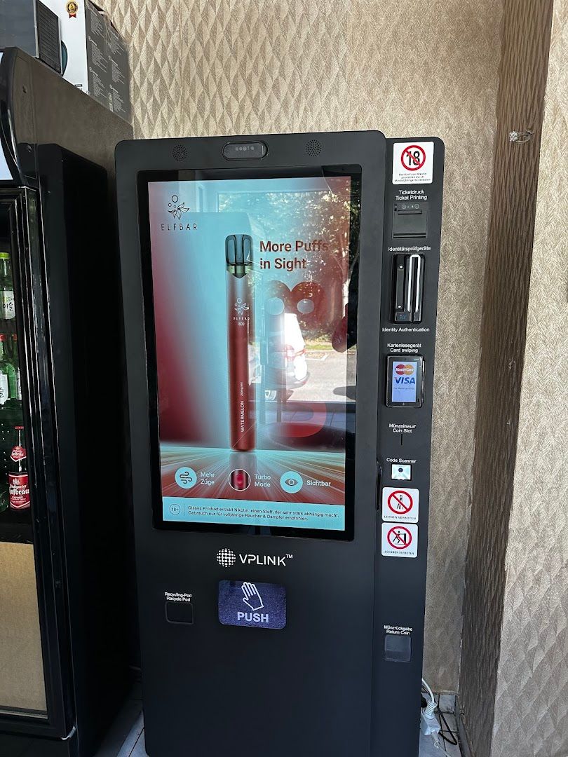 vape discount automat Wie nutze ich den Automaten mit Altersverifizierung ? Elfbars mit 20mg  Nikotin sind selbstverständlich erst ab 18, liebe Leute 😇 , Wir haben auch  die gesündere Alternative mit 0mg Nikotin für euch
