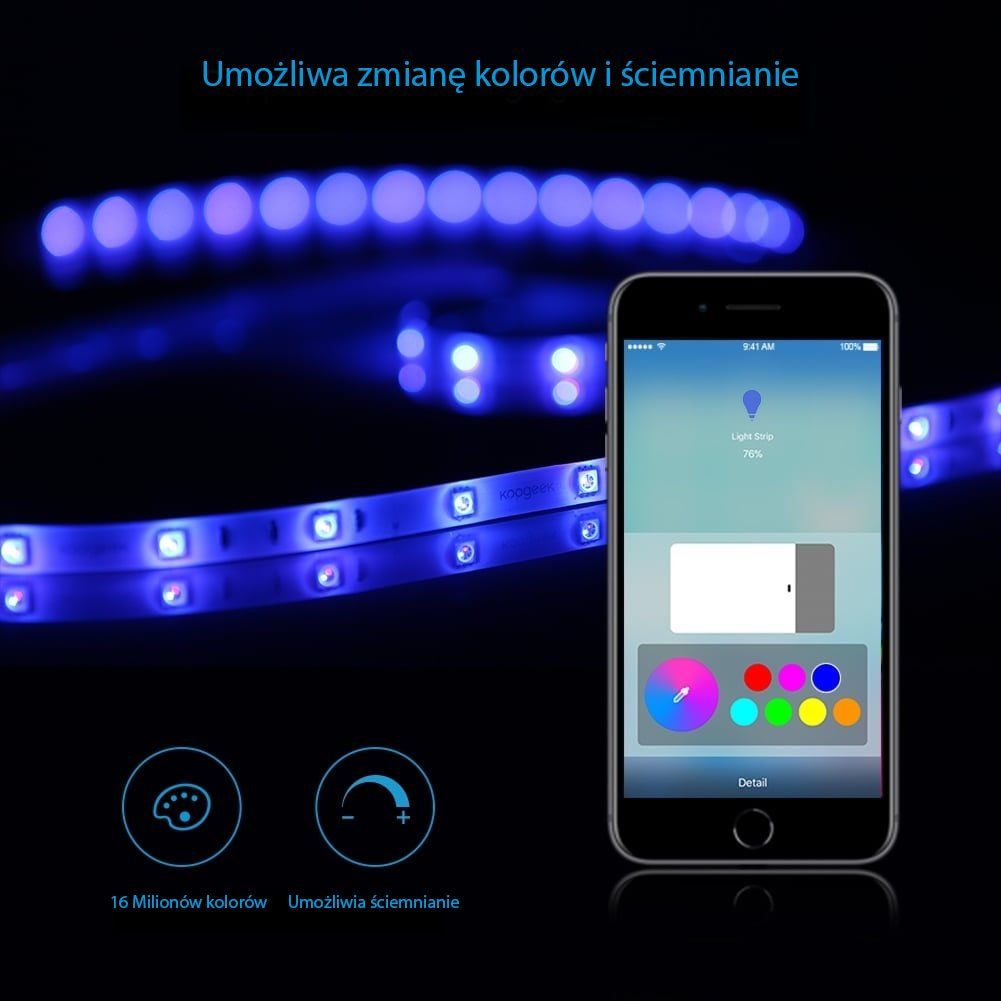 Koogeek Smart LED Strip LS1 4 koogeek-smart-led-strip-koogeek-led-strip-mozliwosci-iShack