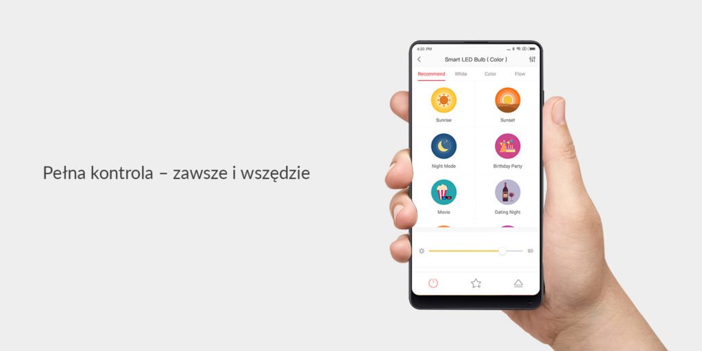 Yeelight - Żarówka LED RGB WiFi Bulb 1S - HomeKit 3 xiaomi-yeelight-smart-bulb-rgb-1