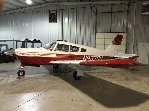 Regularly flown 1969 Piper Arrow aircraft