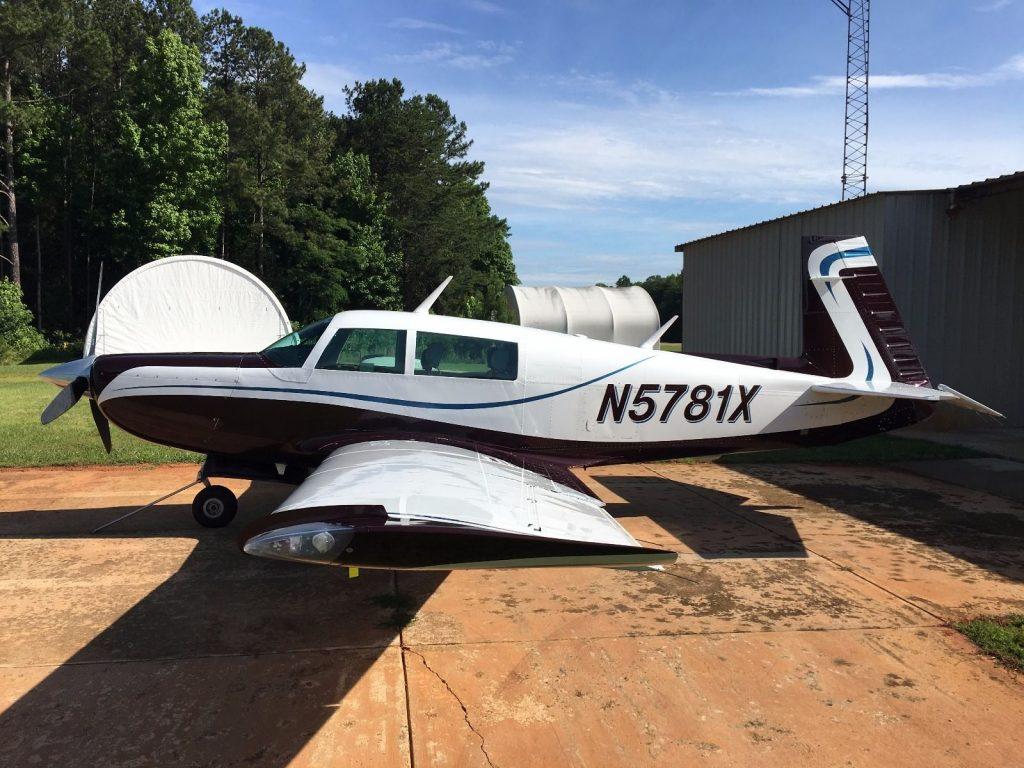 Replaced engine 1985 Mooney M20K airplane