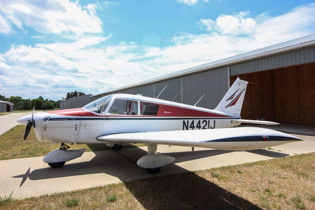 Vintage 1967 Piper Cherokee aircraft