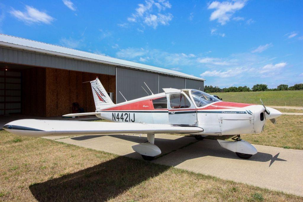 Vintage 1967 Piper Cherokee aircraft