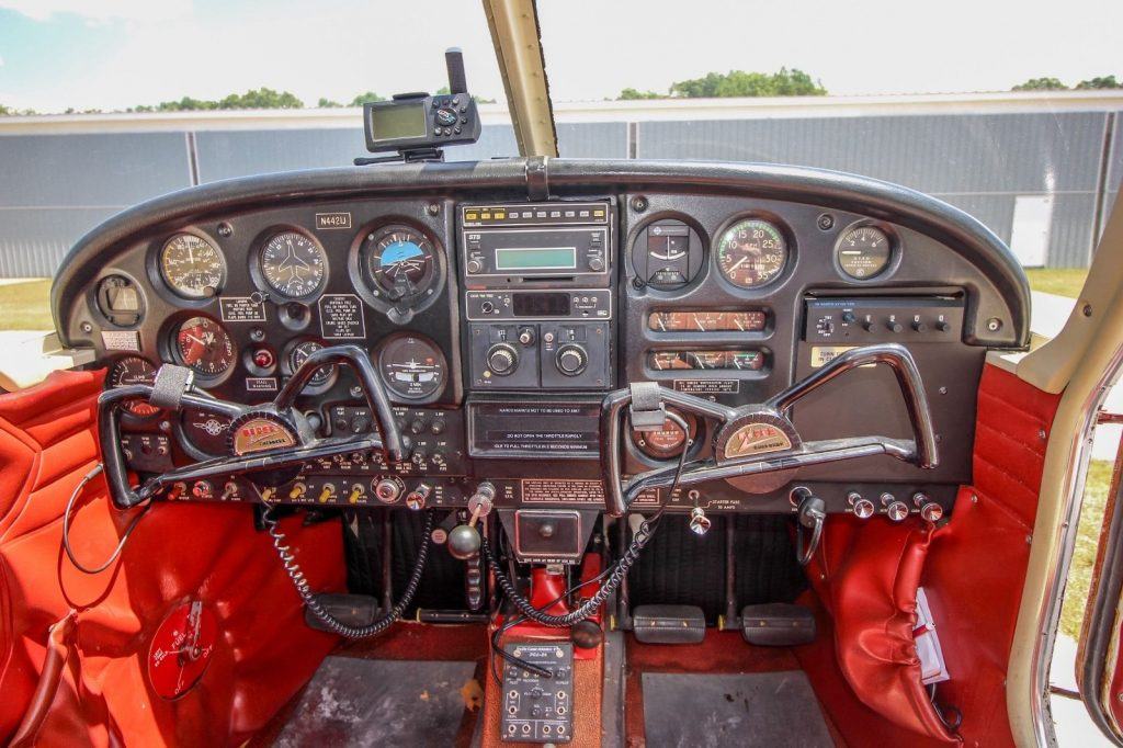 Vintage 1967 Piper Cherokee aircraft