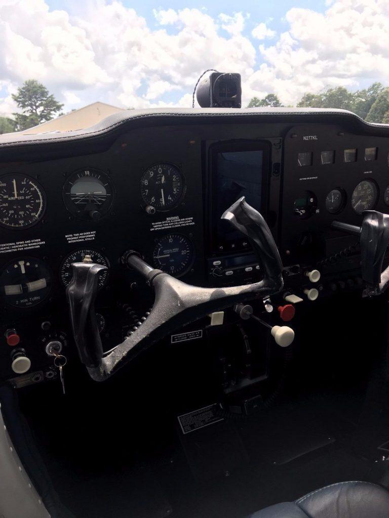 Hail damage 1966 Cessna 150 aircraft